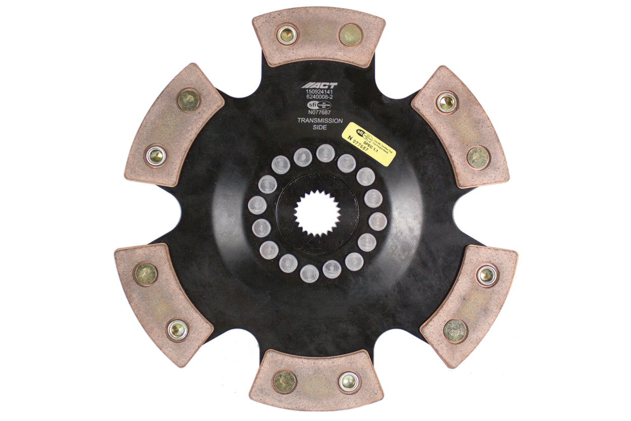 ACT 2015 Ford Focus 6 Pad Rigid Race Disc - 6240008-2