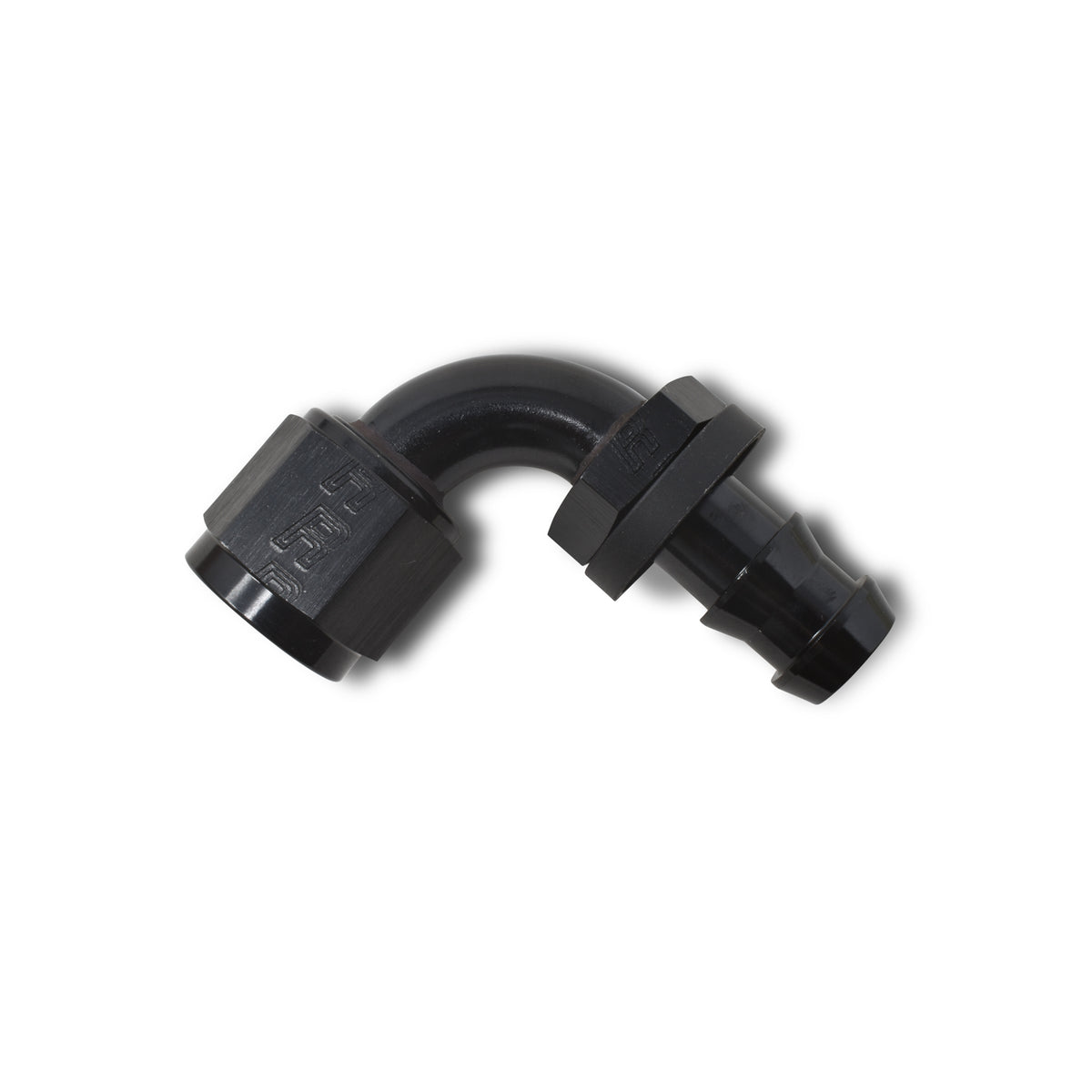 Russell Performance -6 AN Twist-Lok 90 Degree Hose End (Black) - 624163