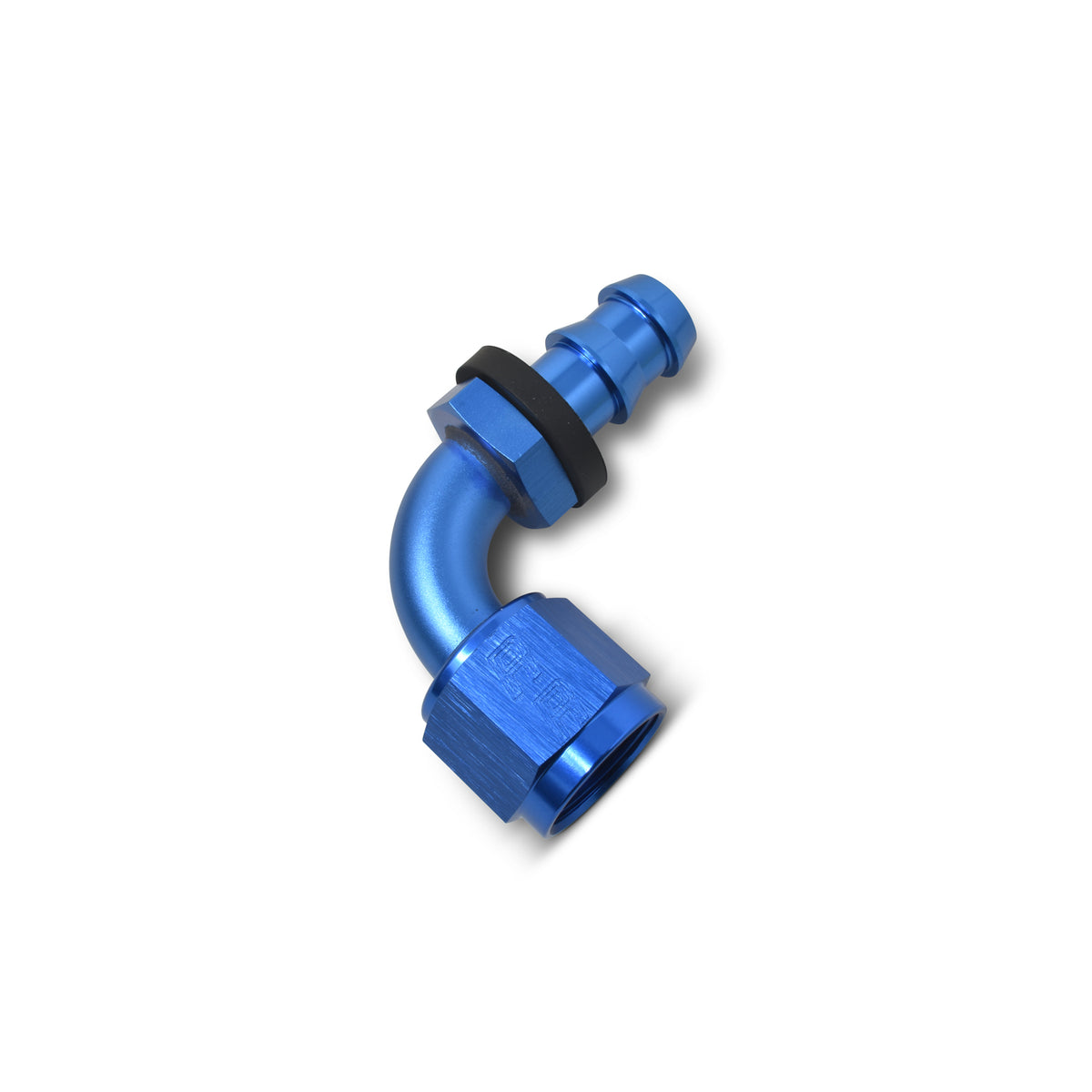 Russell Performance -8 AN Twist-Lok 90 Degree Hose End (Blue) - 624170