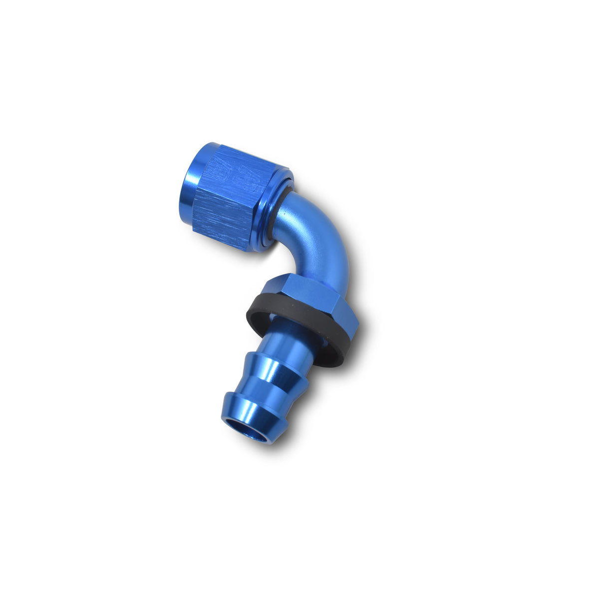 Russell Performance -8 AN Twist-Lok 90 Degree Hose End (Blue) - 624170