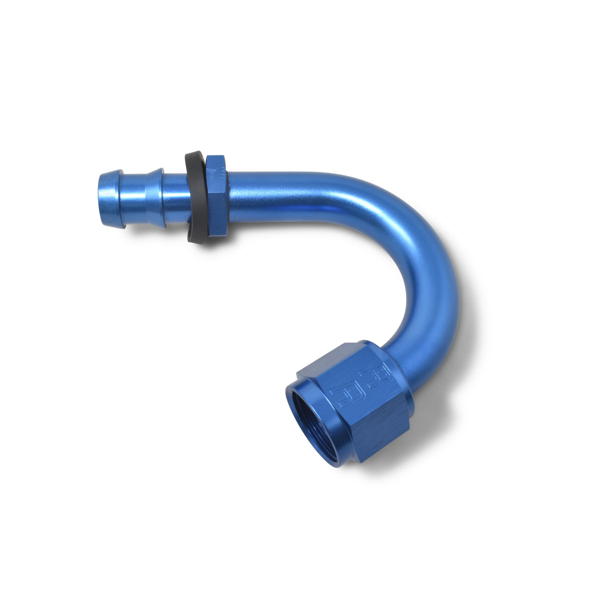 Russell Performance -6 AN Twist-Lok 150 Degree Hose End (1in Radius) - 624300