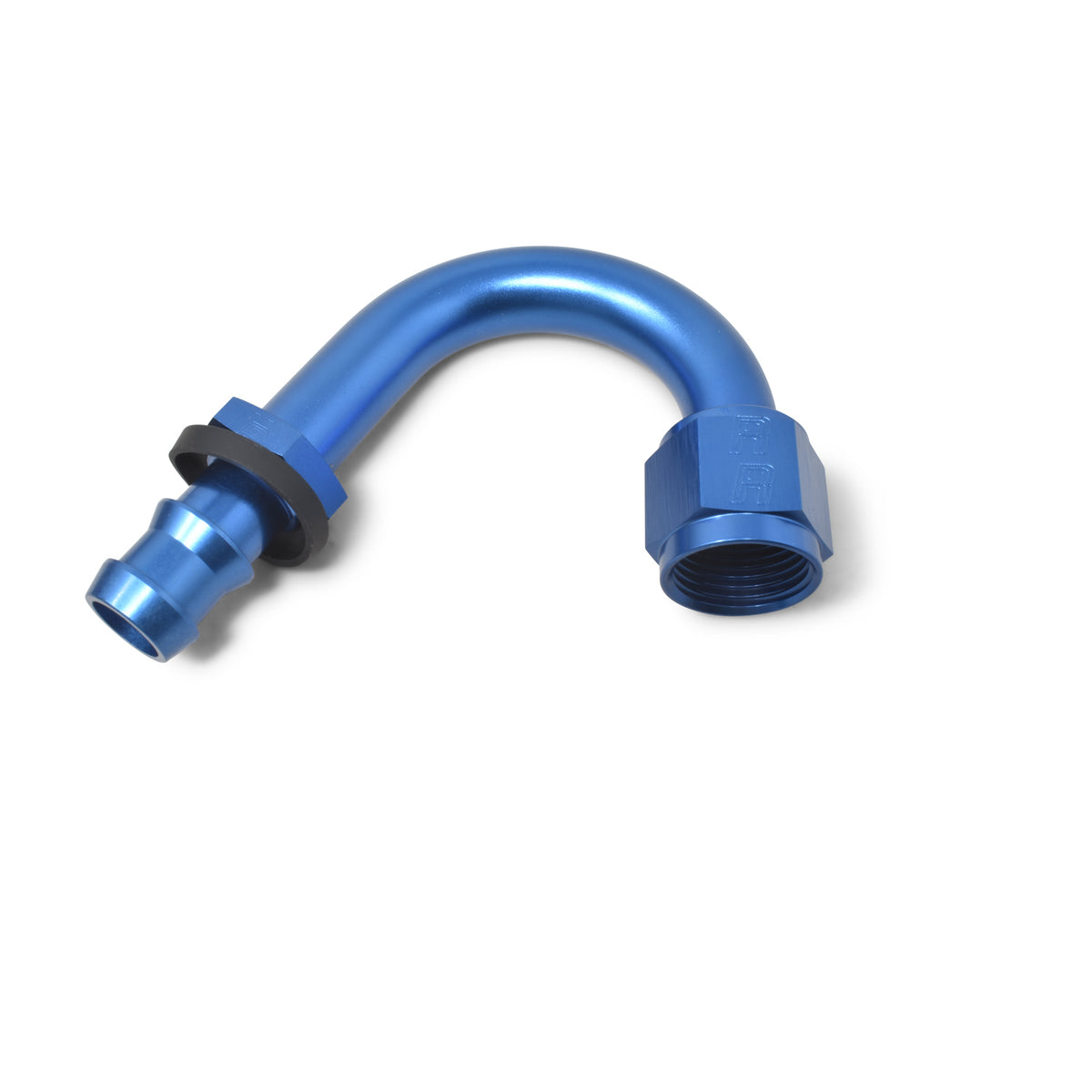 Russell Performance -6 AN Twist-Lok 150 Degree Hose End (1in Radius) - 624300