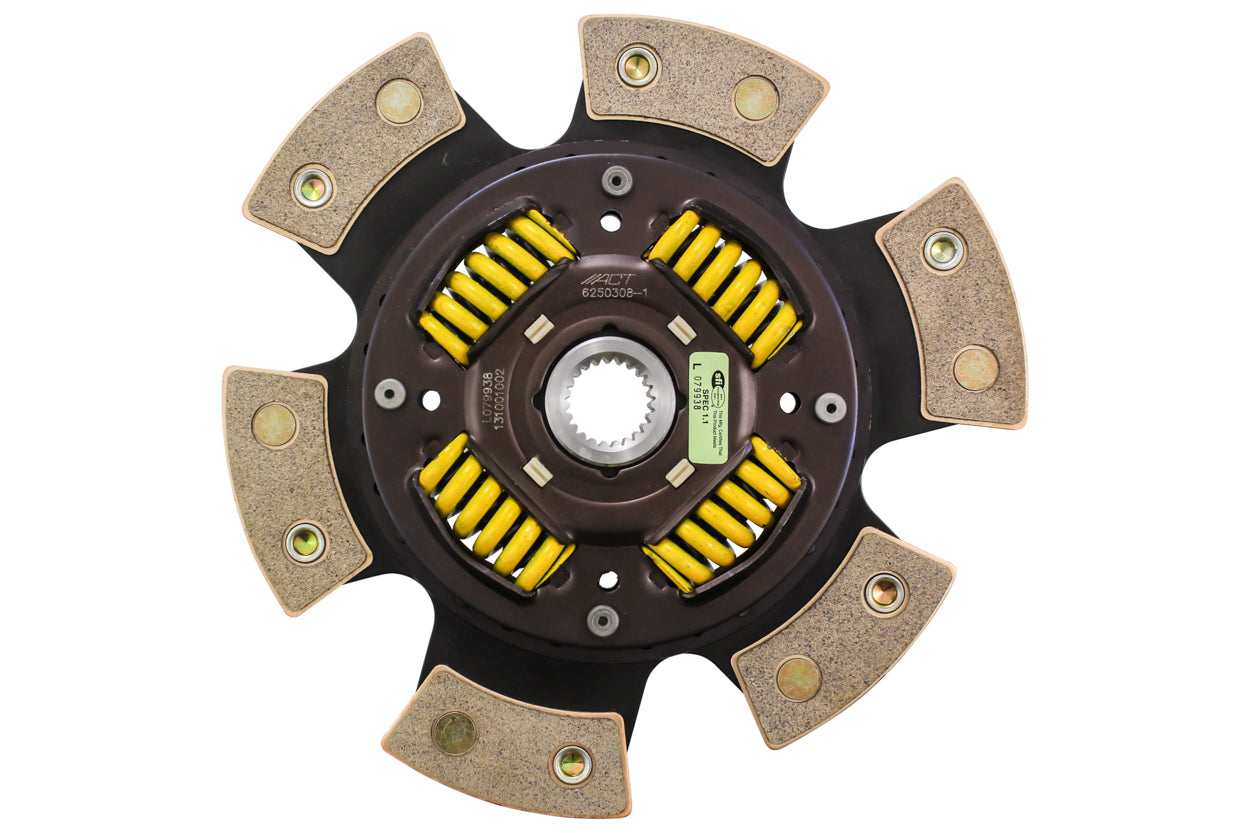 ACT 2010 Hyundai Genesis Coupe 6 Pad Sprung Race Disc - 6250308-1