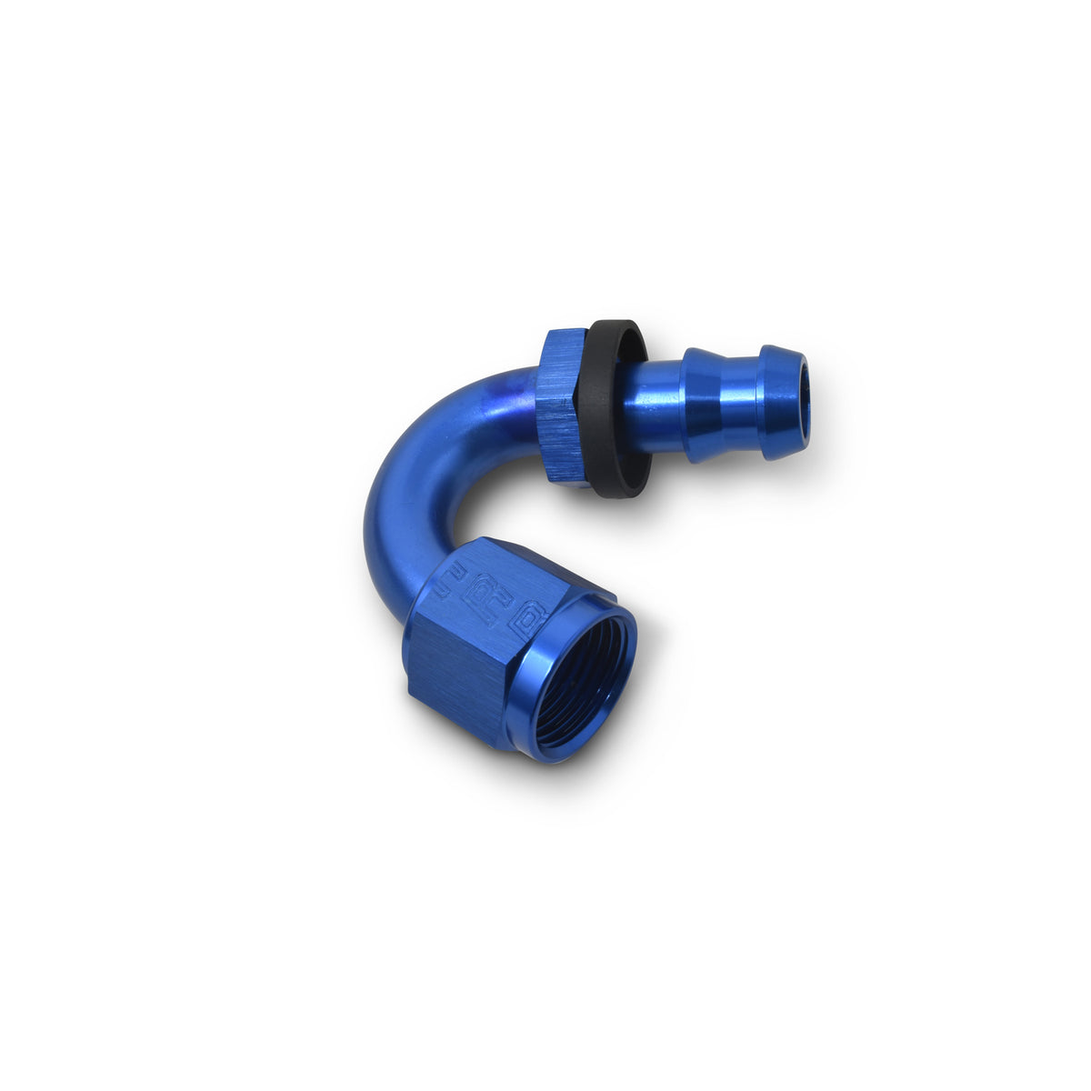 Russell Performance -8 AN Twist-Lok 150 Degree Hose End (3/4in Radius) - 626040