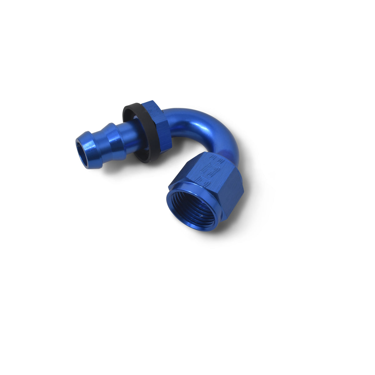 Russell Performance -8 AN Twist-Lok 150 Degree Hose End (3/4in Radius) - 626040