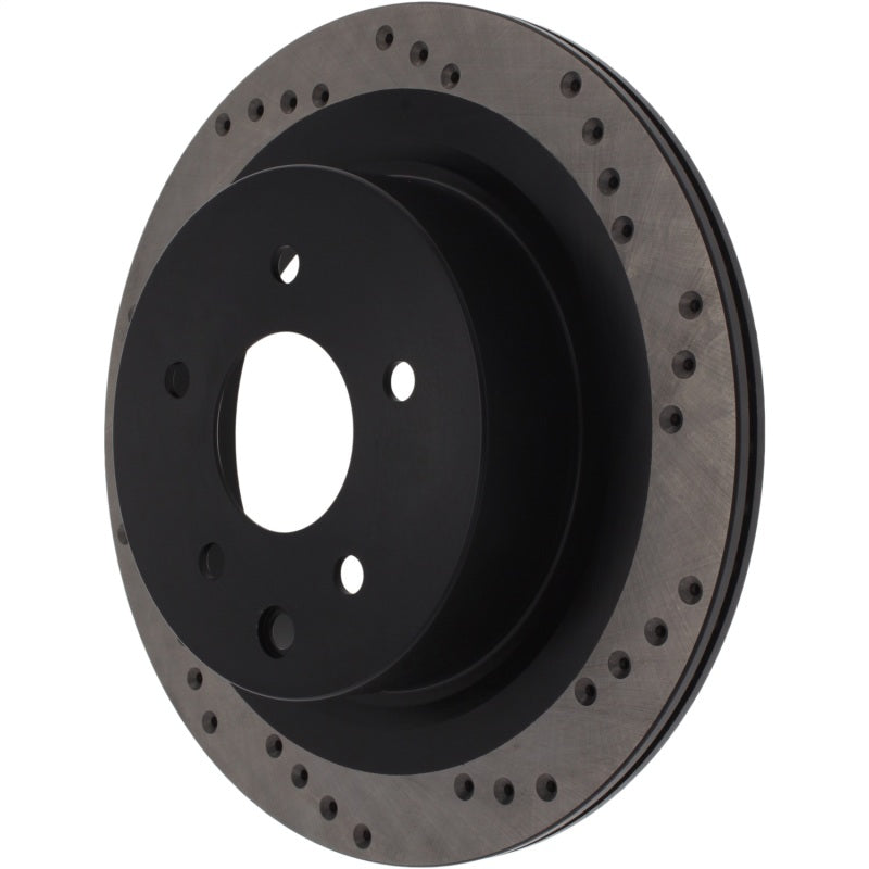 StopTech 08-09 Infiniti EX35 / 05-08 G35 / 09 G37 / 06-09 M35/M45 Cryo Drilled Left Rear Rotor - 128.42088CL