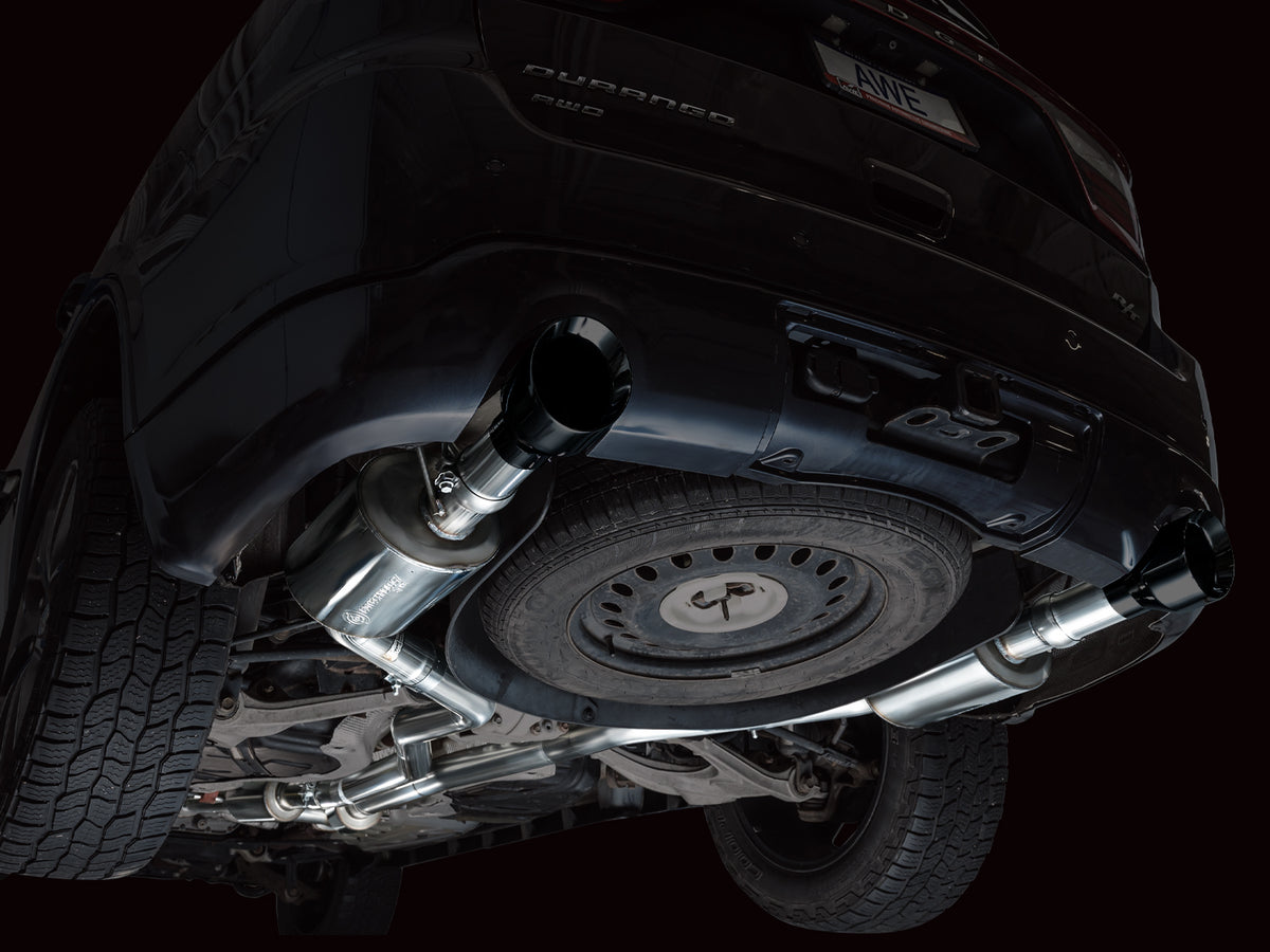 AWE Tuning 11-24 Dodge Durango 5.7L Touring Edition Exhaust w/ Diamond Black Tips - 3015-33575