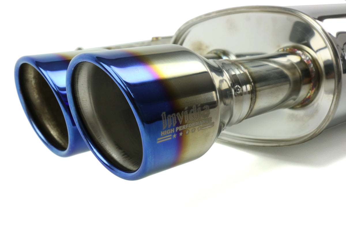 Invidia 14+ Mini Cooper S Q300 w/ Rolled Titanium Tips Cat-Back Exhaust