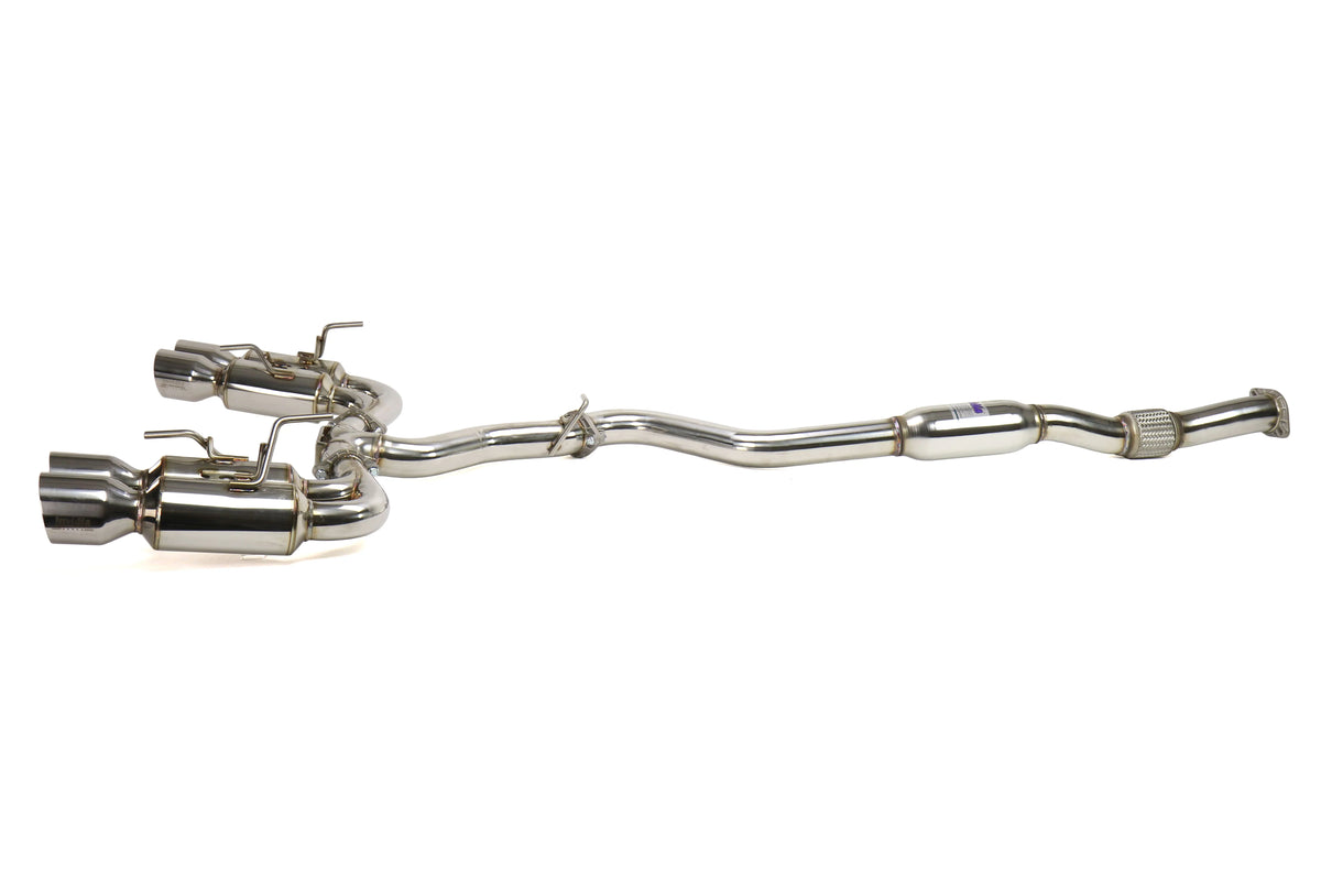 Invidia 08-14 Subaru WRX Hatchback Gemini/R400 Stainless Steel Tip Cat-back Exhaust