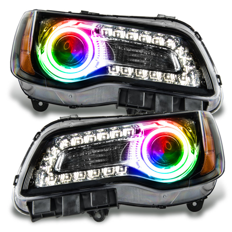 Oracle 11-14 Chrysler 300C SMD HL - Black - NON HID - ColorSHIFT w/ 2.0 Controller SEE WARRANTY - 7729-333