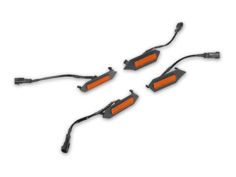 Raxiom 24-26 Toyota Tacoma Pre Runner/ TRD Off-Road/ TRD Sport Amber LED Grille Light- Amber Lens - TT65012 - detail view
