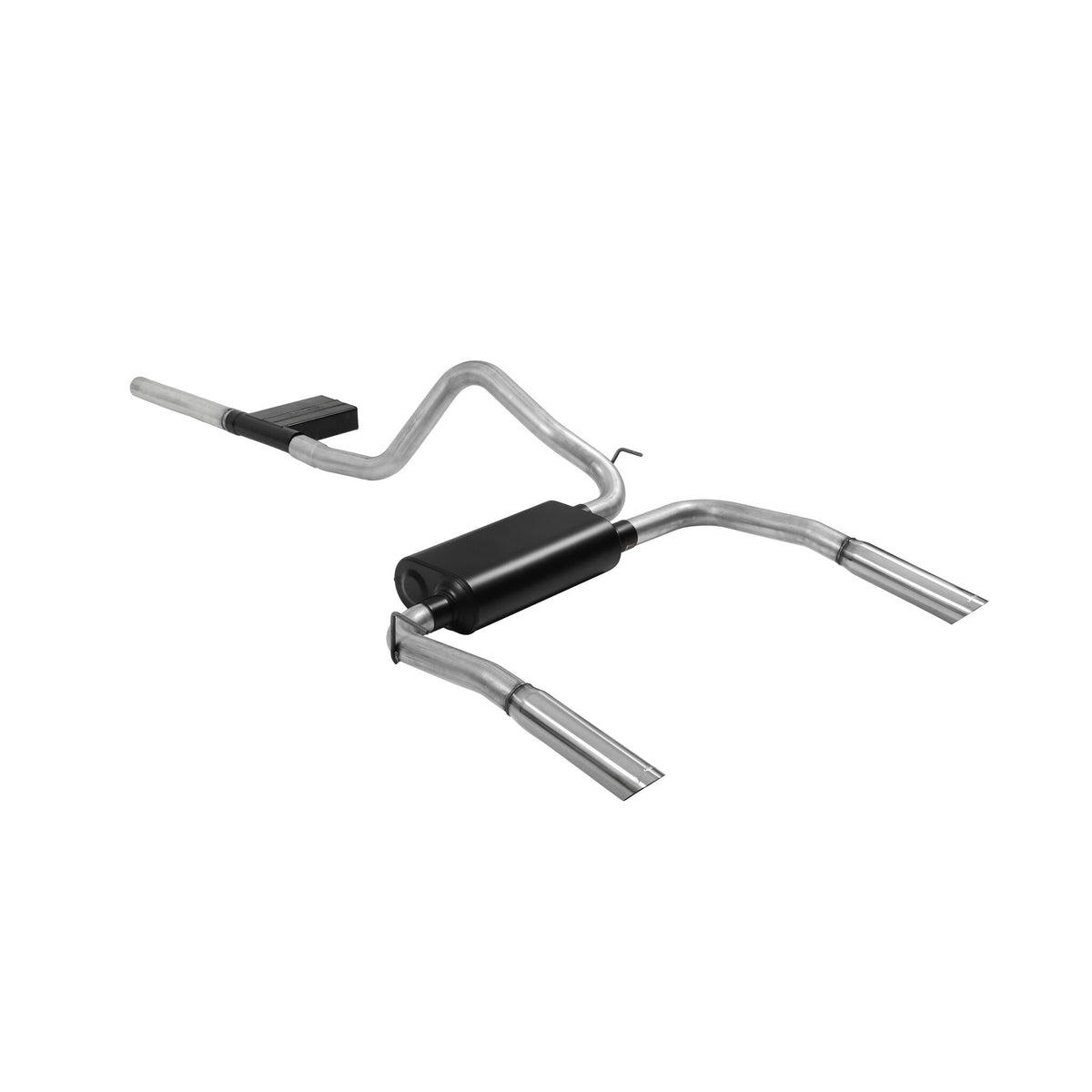 Flowmaster American Thunder Cat-Back Exhaust System - 1998-2002 Chevrolet Camaro & More - 3.8L - 3"x12.875" - 2.5" Inlet - Fits 2.5" Pipe - 17358 - 5