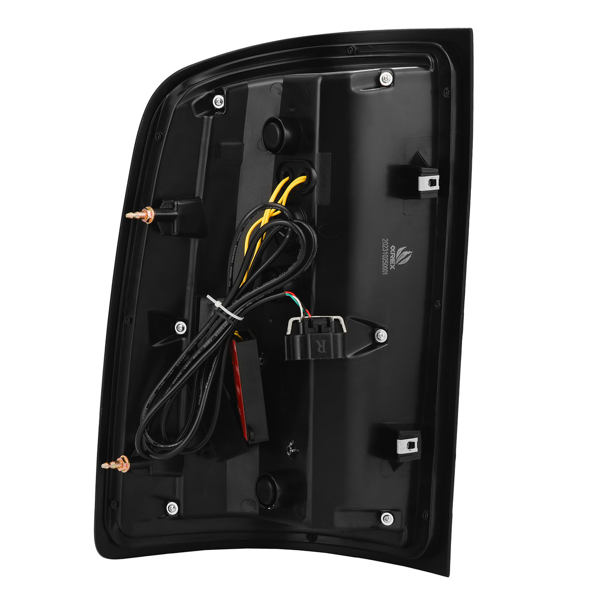 AlphaRex 07-13 GMC Sierra 1500/2500HD/3500HD Luxx Series LED Tail Lights - Alpha Black - 630070