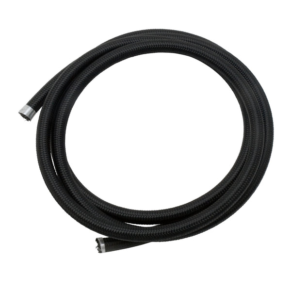 Russell Performance -4 AN ProClassic II Black Hose (Pre-Packaged 50 Foot Roll) - 630255 - front view