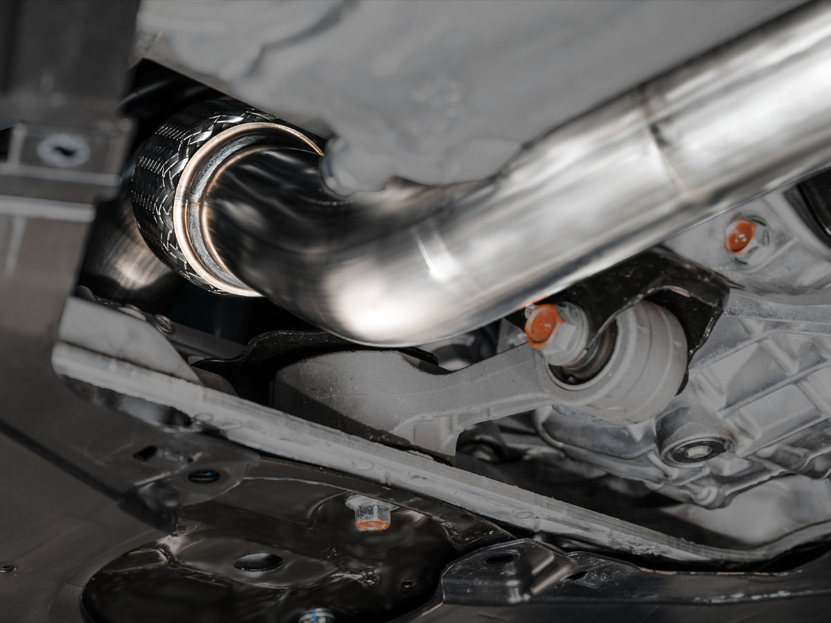 AWE Tuning 2023 Honda Civic Type R FL5 Touring Edition Exhaust w/ Triple Chrome Silver Tips - 3015-52287