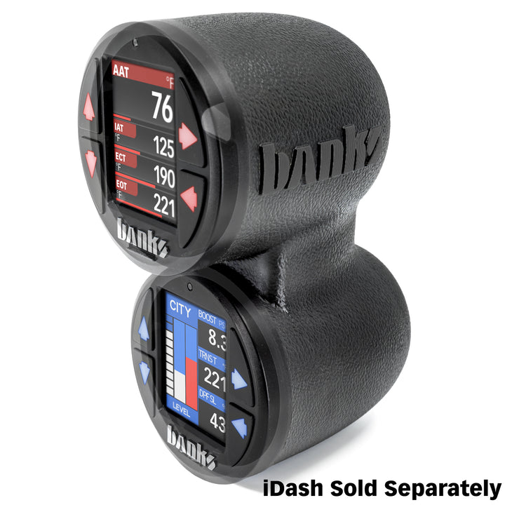 Banks Power 15-19 Chevrolet / GMC 2500/3500 iDash Stealth Dual Pod Mount - 63350