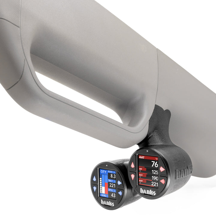 Banks Power 15-20 Ford F150 - iDash Stealth Dual Gauge Pod Kit - 63368