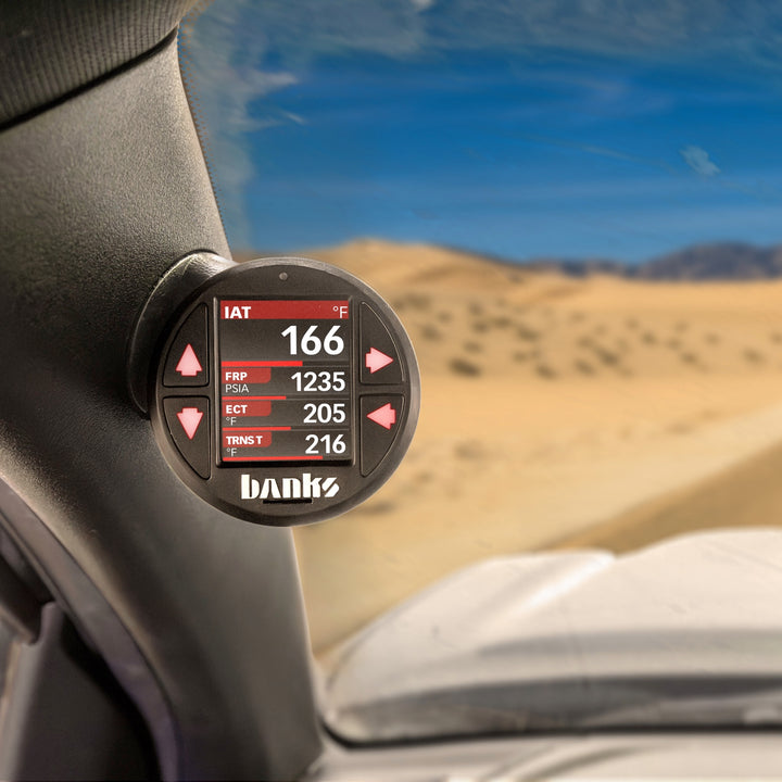 Banks Power 16-23 Toyota Tacoma - iDash Stealth Single Gauge Pod Kit - 63372
