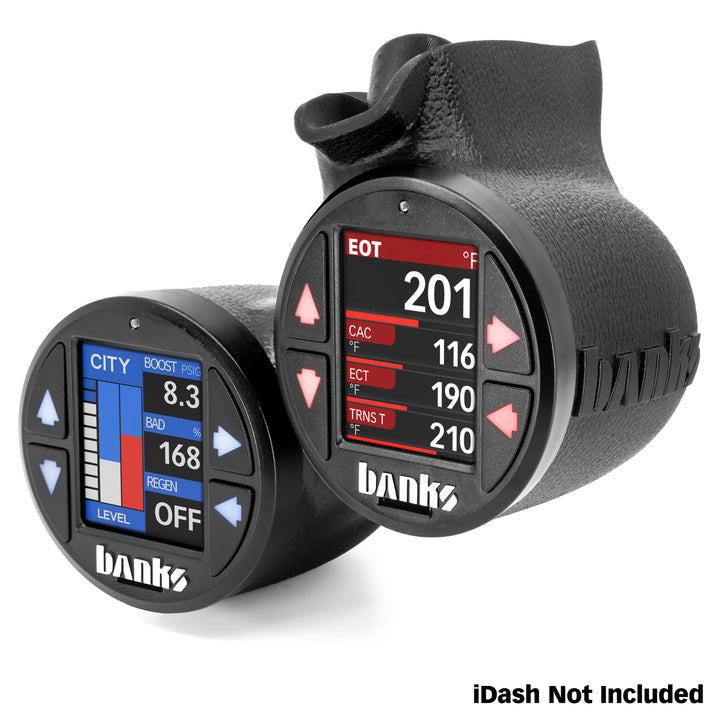 Banks Power 11-16 Ford Super Duty iDash Stealth Dual Gauge Pod Mount - 63375