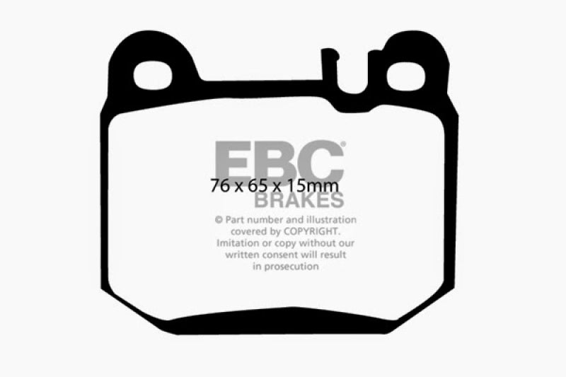 EBC 04-07 Maserati Quattroporte 4.2 Redstuff Rear Brake Pads - DP31395C