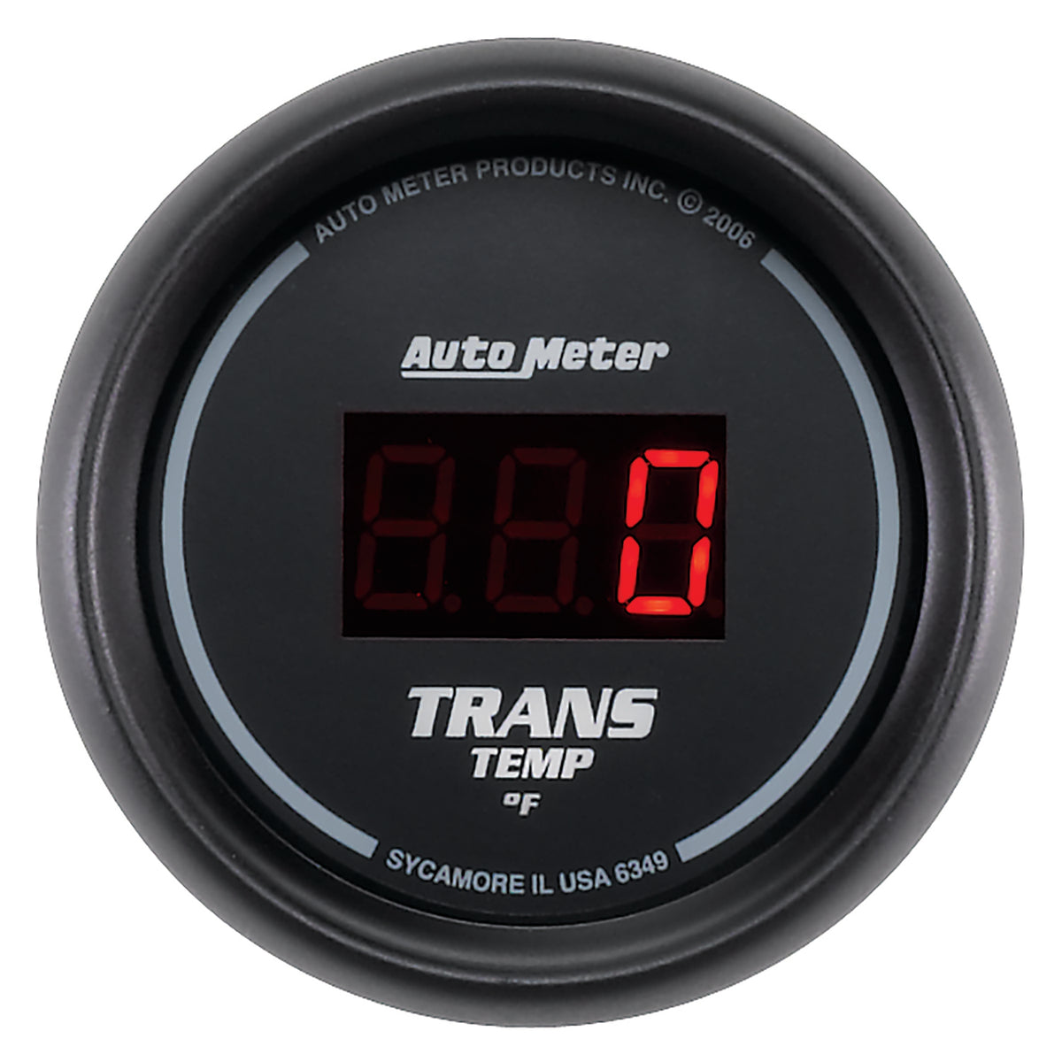Autometer Z Series 52mm Black Digital 0-300 Deg F Transmission Temperature Gauge - 6349