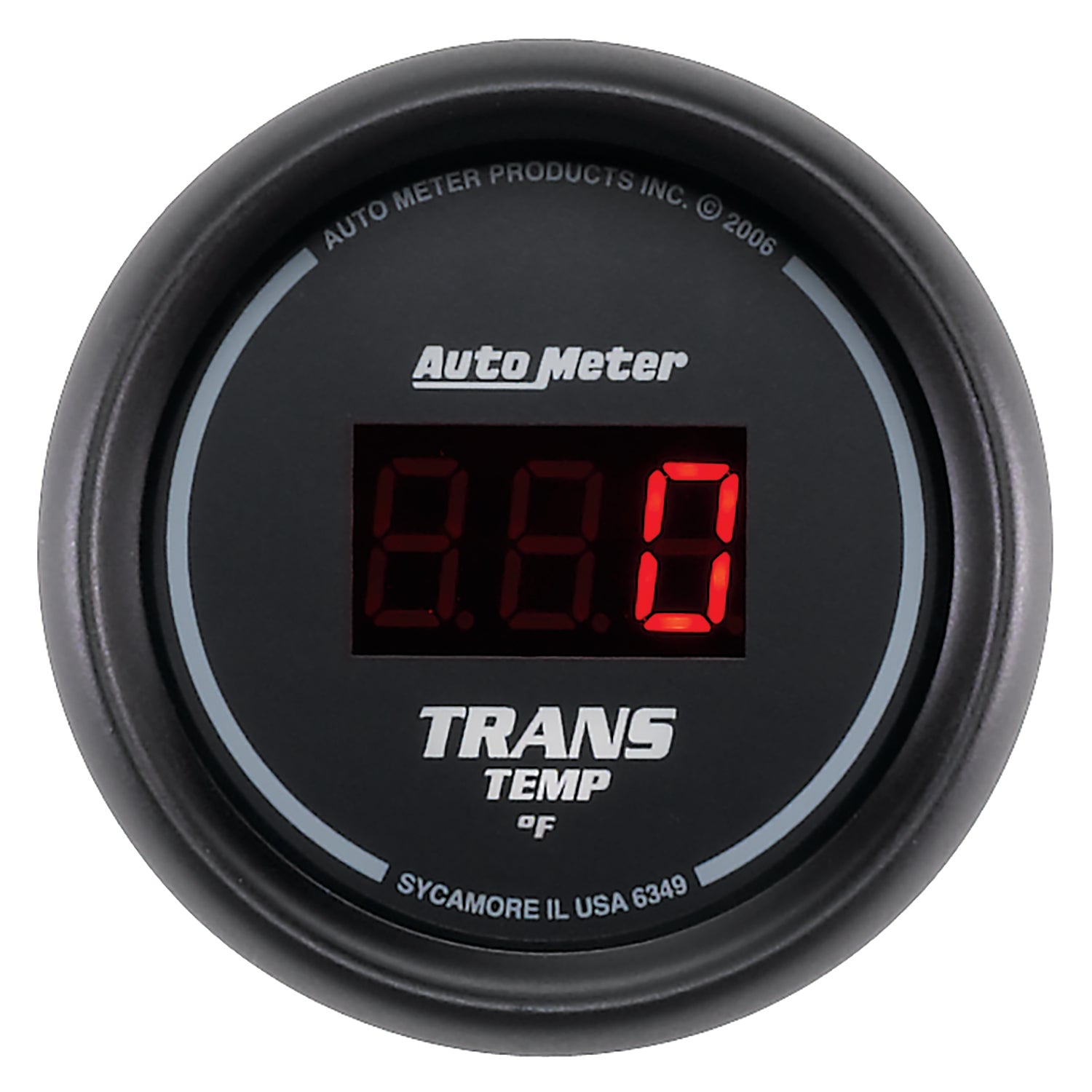 Autometer Z Series 52mm Black Digital 0-300 Deg F Transmission Temperature Gauge - 6349