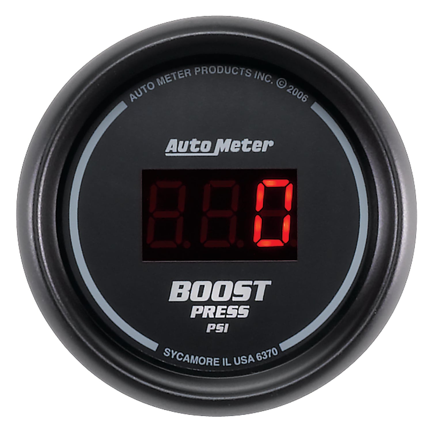 Autometer SportComp 52mm Digital 0-60 PSI Boost Gauge - 6370