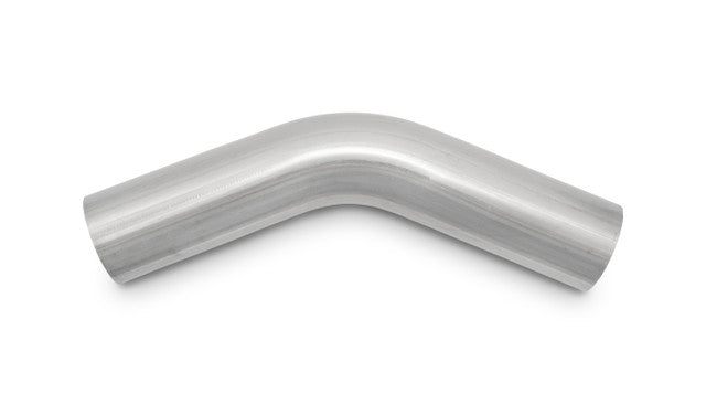 Vibrant 3in O.D. T304 SS 45 deg Mandrel Bend (3in Centerline Radius) - 13332