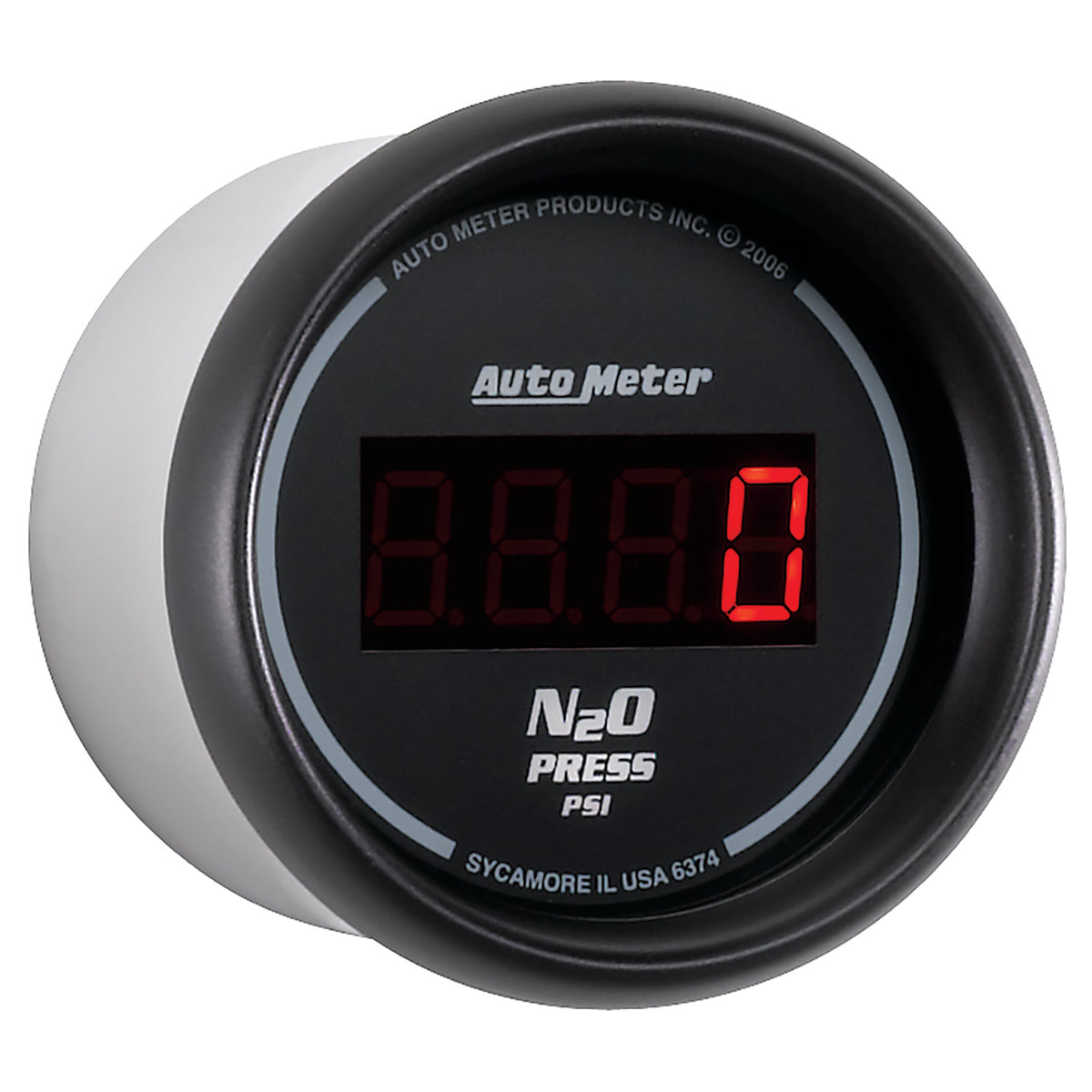 Autometer Z Series 52mm Digital 0-1600 PSI Nitrous Pressure Gauge - 6374
