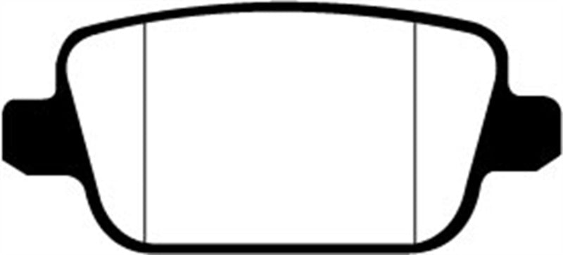 EBC 07-12 Land Rover LR2 3.2 Yellowstuff Rear Brake Pads - DP41933R
