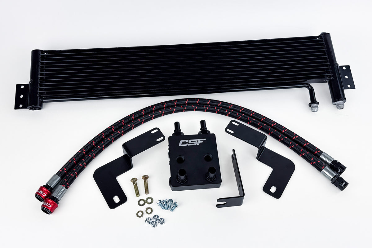 CSF 2021+ Ford Bronco 2.7L EcoBoost External Transmission Oil Cooler Kit - 8350