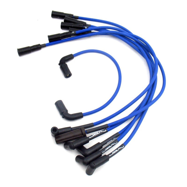 JBA 96-03 GM 4.3L Truck Ignition Wires - Blue - W08469 for 1999-2003 Chevrolet Silverado 1500 - front view
