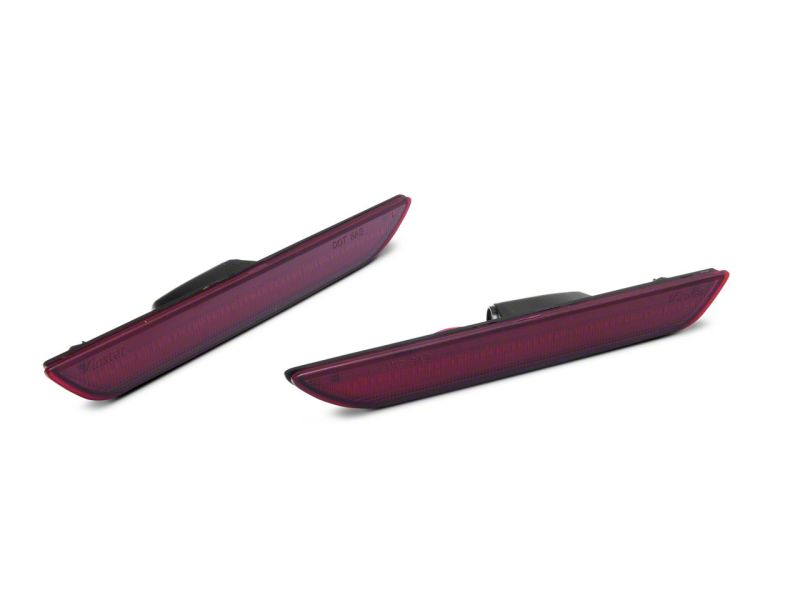 Raxiom 15-23 Ford Mustang Axial Series LED Side Marker Lights Rear- Red - 404232