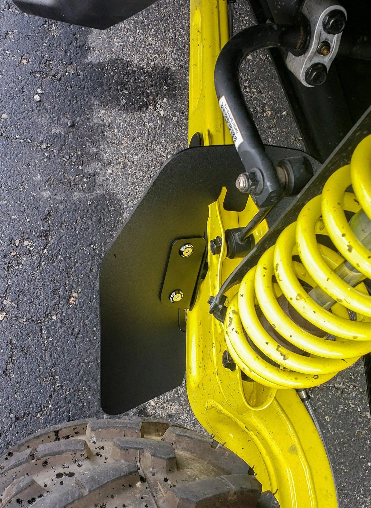 64" CanAm Maverick X3 FT. Rokblokz Trailing arm Mud Flaps