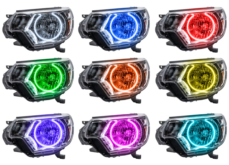 Oracle Toyota Tacoma 12-15 Halo Kit - ColorSHIFT w/ Simple Controller SEE WARRANTY - 3970-504