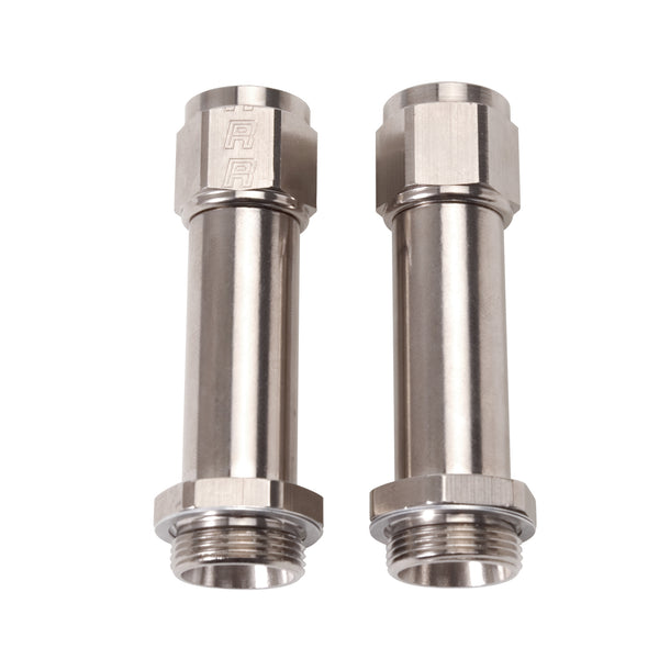 Russell Performance -8 AN Carb Inlet Fittings (2 pcs.) (Endura) - 640751 - front view