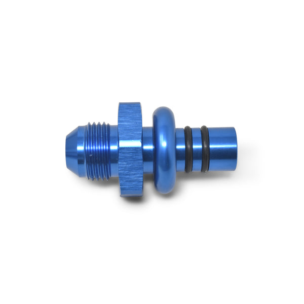 Russell Performance Ford Pressure Side EFI x 8 AN (Blue) - 640880 - front view