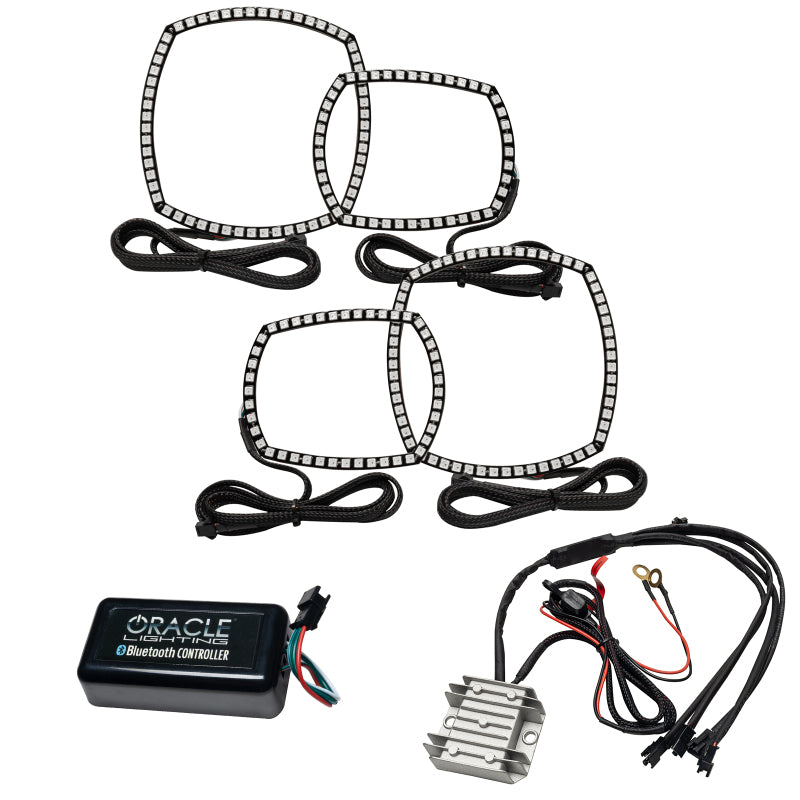 Oracle 11-14 Dodge Charger Dynamic Headlight Halo Kit - ColorSHIFT - Dynamic SEE WARRANTY - 2234-332