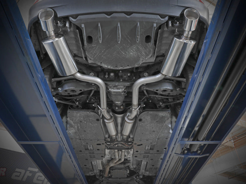 aFe POWER Takeda 16-17 Lexus IS200t L4-2.0L (t) 2.5in-3in 304 SS CB Exhaust - Carbon Fiber - 49-36059-C