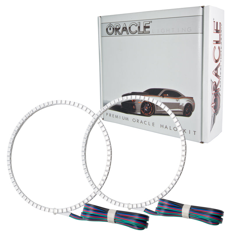 Oracle Ford Mustang 10-12 LED Fog Halo Kit - V6 Grille Fogs - ColorSHIFT SEE WARRANTY - 1223-333