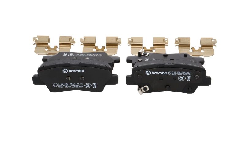 Brembo OE 21-22 Hyundai Accent/19-24 Nexo/2016 Sonata/2019 Sonata PRIME Low-Met Brake Pad - Rear - P30103
