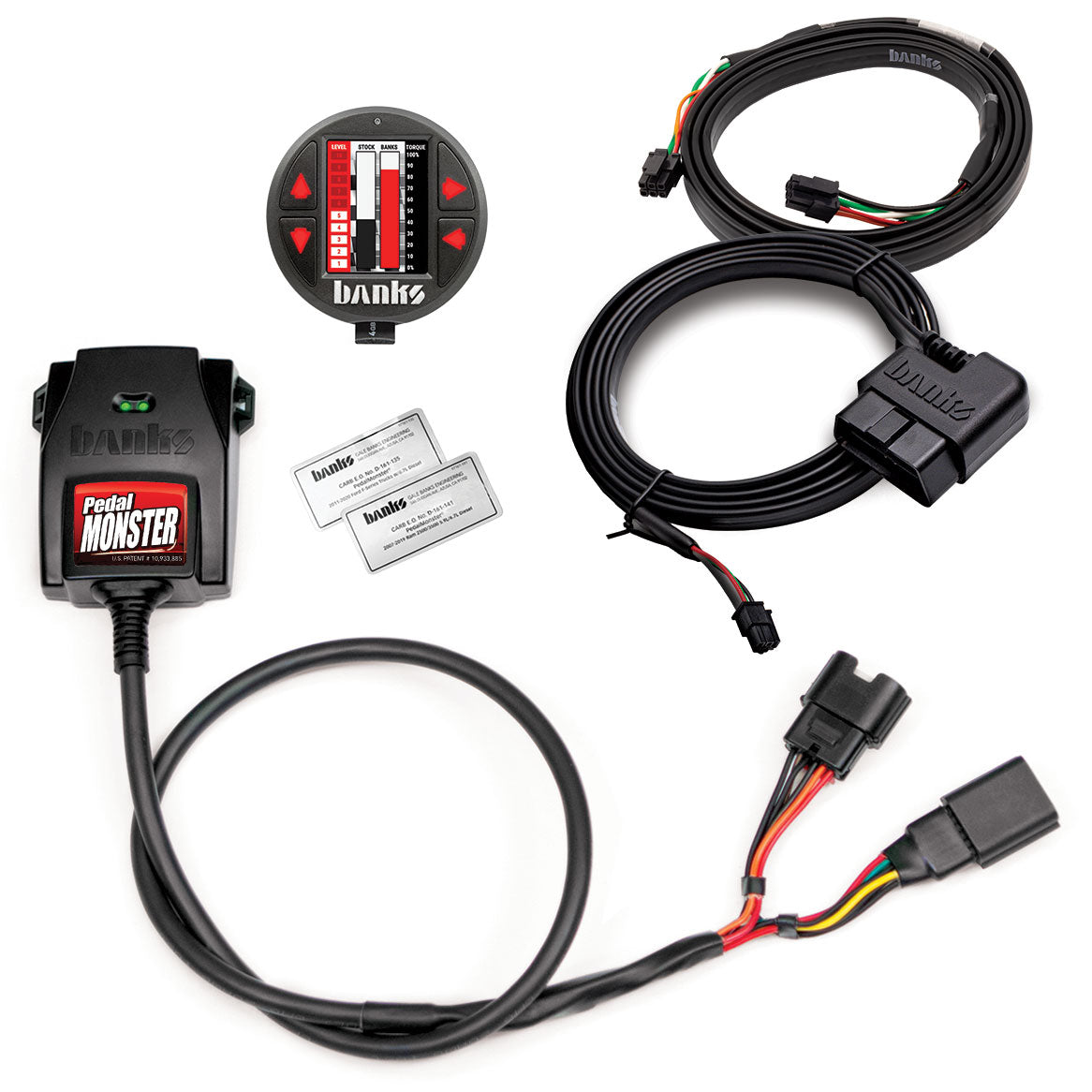 Banks Power Pedal Monster Kit Molex MX64 6 Way With iDash Data Pro 07-19 RAM and 11-20 FORD 6.7L - 64313-CP