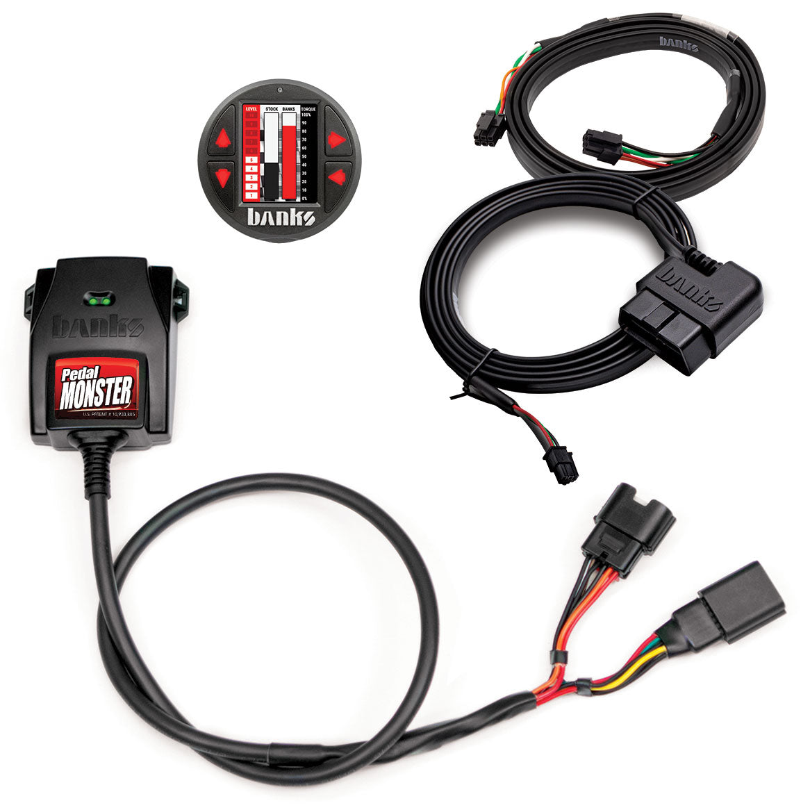 Banks Power Pedal Monster Kit Molex MX64 6-Way CONFIG 2 PM-03 w/iDash Pro 06-07 Chevy 2500/3500 - 64317-P