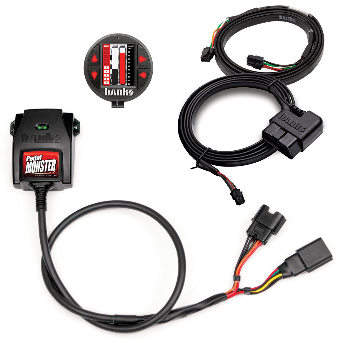 Banks Power Pedal Monster Kit Molex MX64 6-Way CONFIG 2 PM-03 w/iDash Data Pro 06-07 Chevy - 64318-P