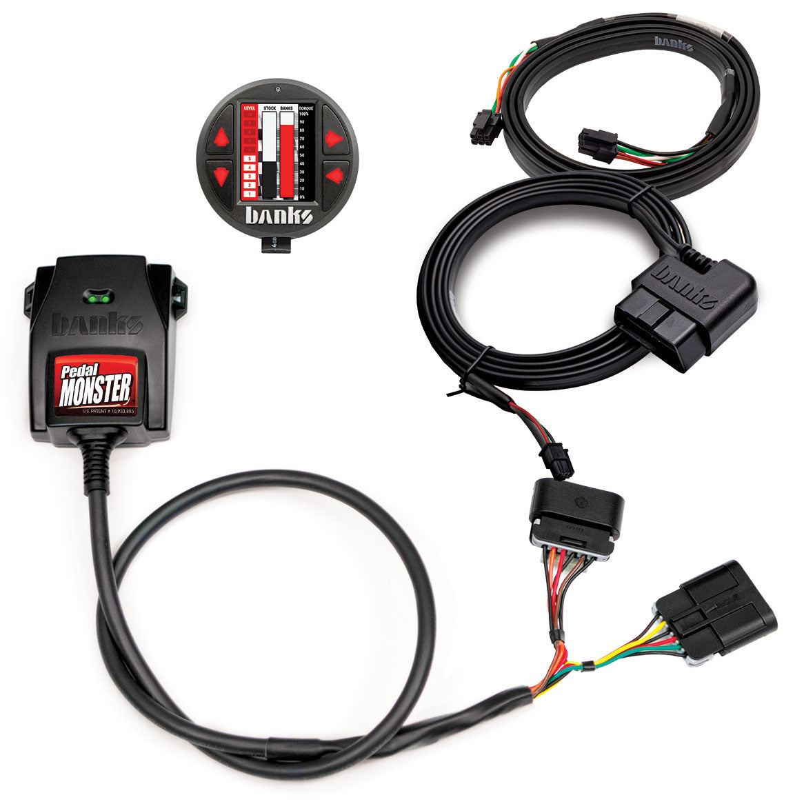 Banks Power Pedal Monster Kit Aptiv GT 150 6 Way With iDash Data Pro - 64323-P