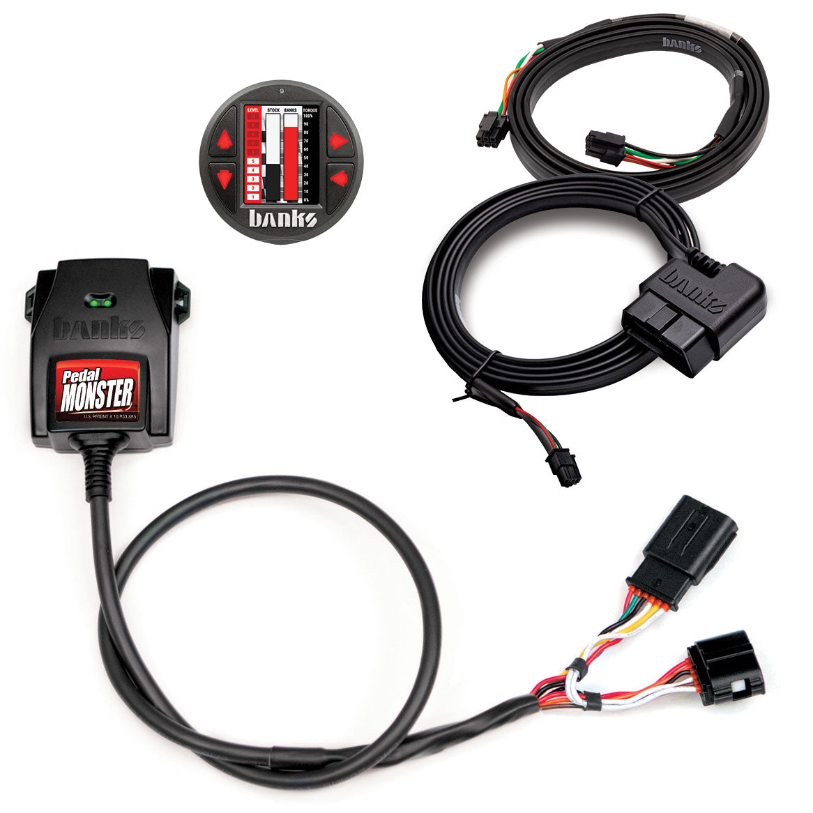 Banks Power Pedal Monster Kit Sumitomo TS 025 Sealed Series 6-Way CONFIG 2 PM-06 With iDash Pro - 64337-P