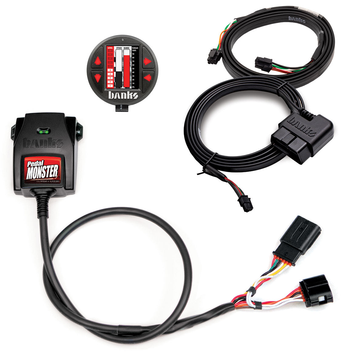 Banks Power Pedal Monster Kit Sumitomo TS 025 Sealed Series (Black) 6-Way With iDash Data Pro - 64338-P