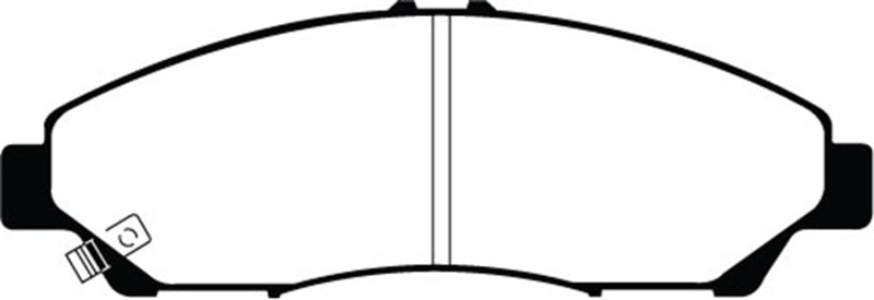 EBC 14+ Acura RLX 3.5 Hybrid Greenstuff Front Brake Pads - DP21801