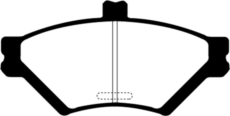 EBC 95-97 Ford Crown Victoria 4.6 (Phenolic PisTons) Ultimax2 Front Brake Pads - UD678