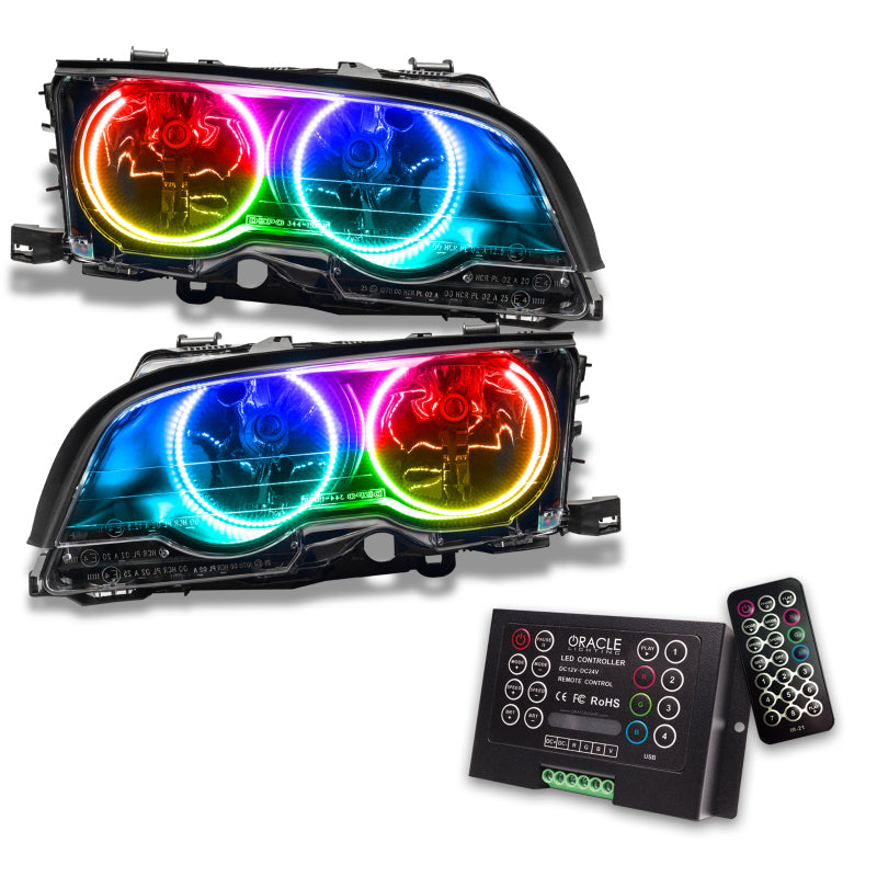 Oracle 99-01 BMW 3 Series Coupe HL - (Halogen) - ColorSHIFT w/ 2.0 Controller SEE WARRANTY - 8113-333